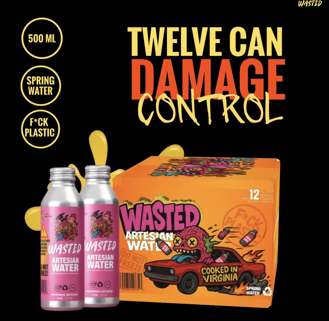 WASTED - 12 Can Damage Control - Image 3